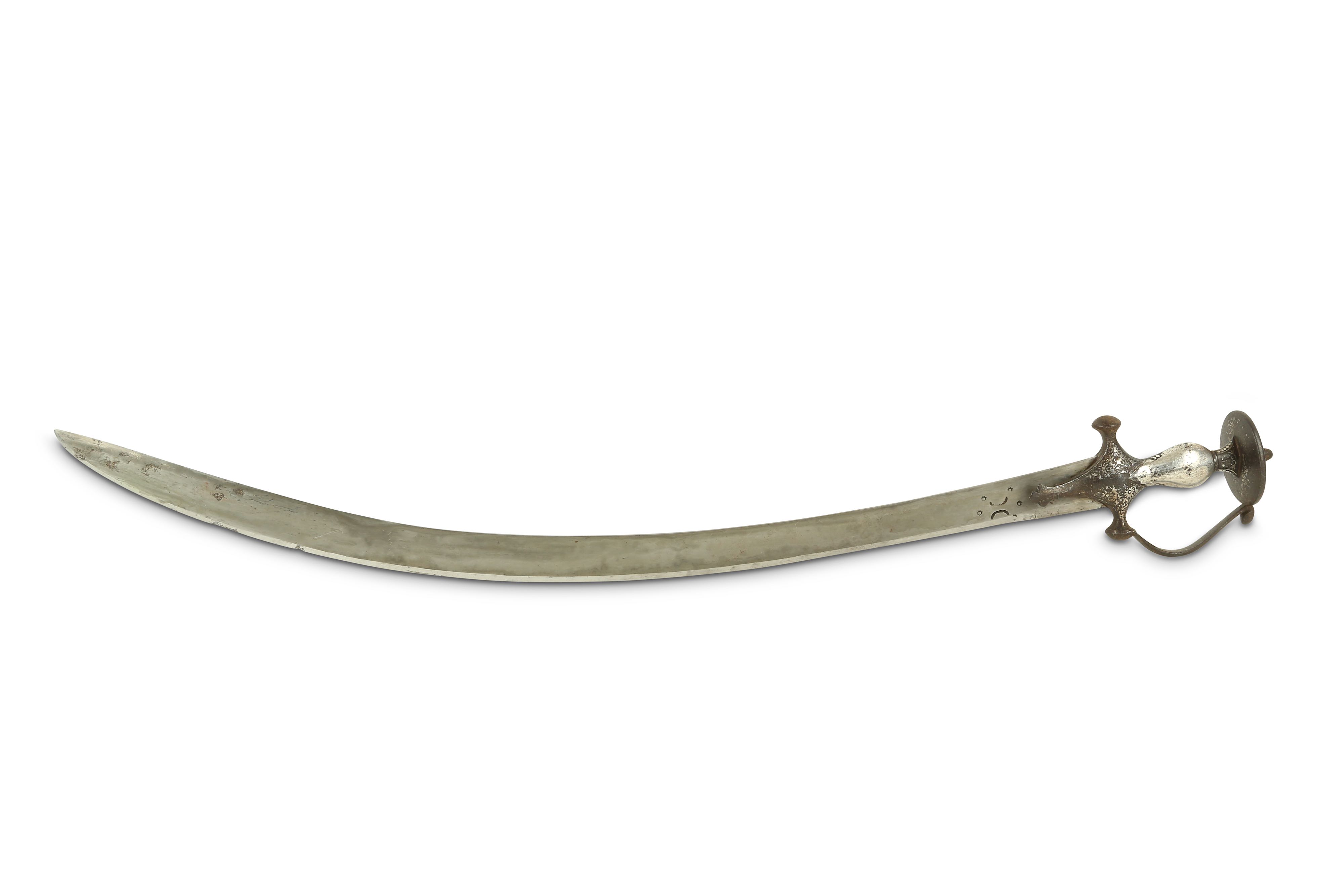 Lot 94 - An 18th or 19th century Indian tulwar sword