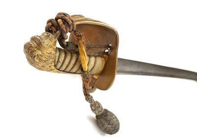 Lot 127 - An 1827 pattern Royal Navy officer's sword,...