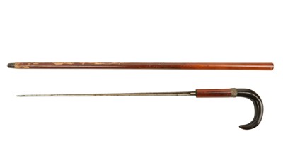 Lot 49 - A late-19th century sword stick, featuring an...