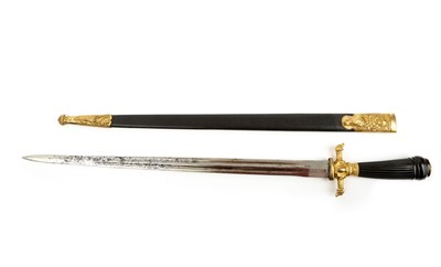 Lot 106 - A 19th century French hunting short sword, of...