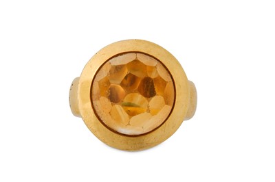 Lot 146 - A citrine ring, by Pomellato Set with a...