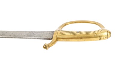 Lot 110 - A Dutch Model 1819 infantry short sword,...