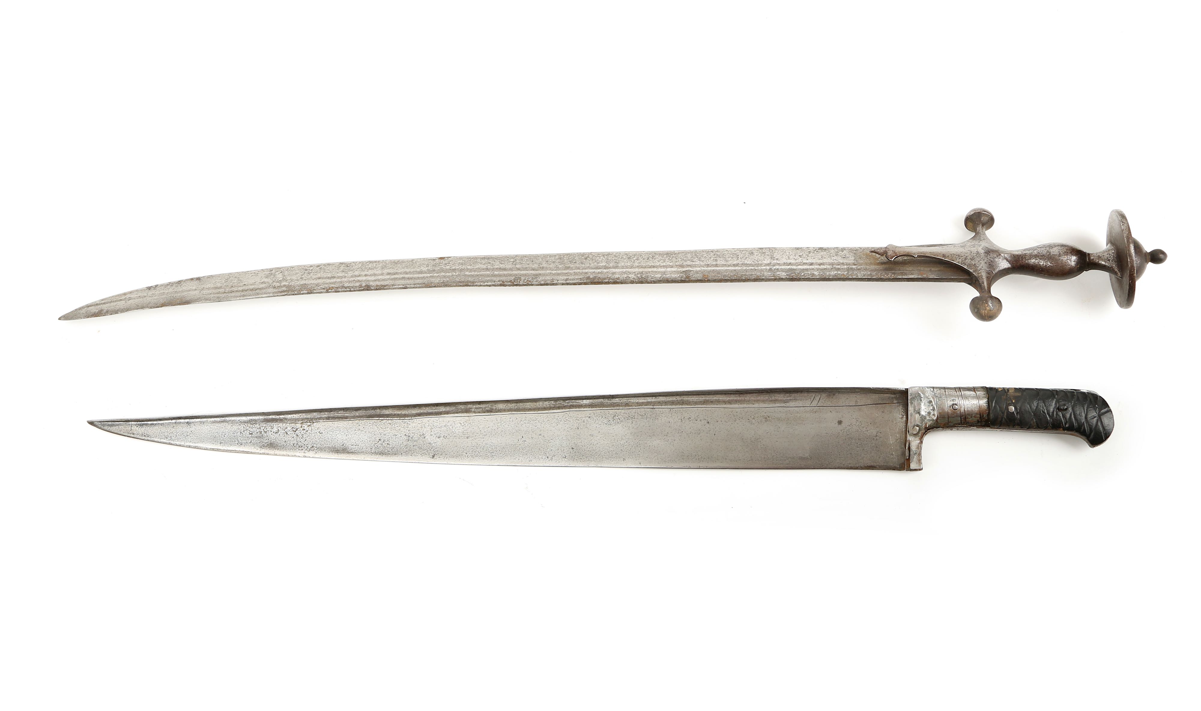 Lot 13 - An 18th or 19th century Indian tulwar, robust