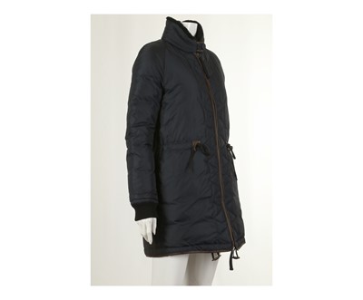 Lot 47 - Marni Navy Quilted Coat, parka style jacket,...