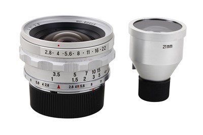 Lot 30a - Avenon Super Wide 21mm f/2.8 Lens Serial No:...