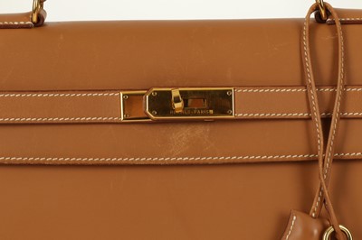Lot 202 - Hermes Tan Barenia Kelly Sellier 35, c. 1997,...