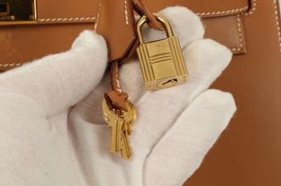 Lot 202 - Hermes Tan Barenia Kelly Sellier 35, c. 1997,...
