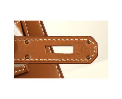 Lot 202 - Hermes Tan Barenia Kelly Sellier 35, c. 1997,...