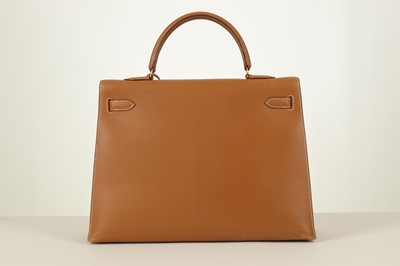 Lot 202 - Hermes Tan Barenia Kelly Sellier 35, c. 1997,...