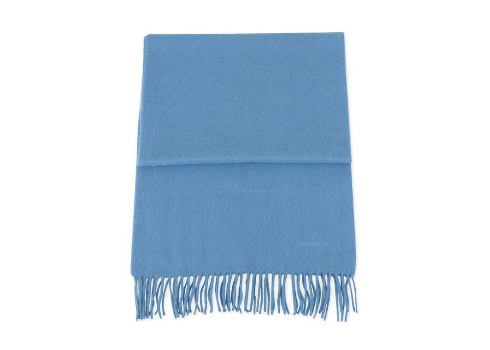 powder blue cashmere scarf