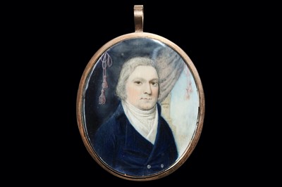Lot 382 - J. LEWIS (BRITISH fl.1801 - 1808) Portrait...