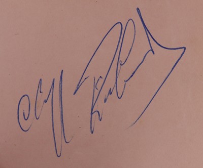 Lot 25 - Autograph Album Incl. Cliff Richard Autograph...