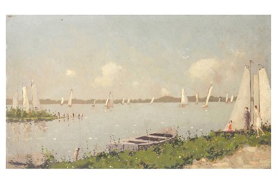 Lot 214 - NICHOLAAS BRUYNESTYN (DUTCH 1893-1950) Regatta...