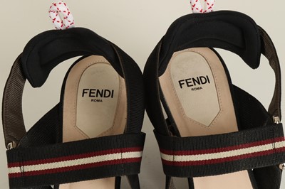 Lot 78 - Fendi Colibri Slingback Heels, c. 2018, mesh...