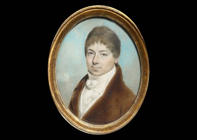 Lot 61 - ENGLISH SCHOOL (circa 1810) Portrait miniature...