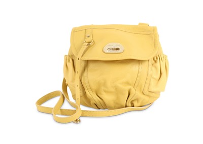 Lot 461 - See By Chloe Yellow Handbag, ruched body with...