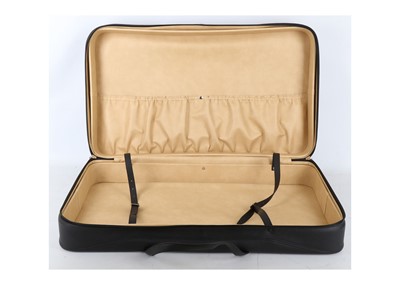 Lot 519 - Two Pieces of Ferrari Schedoni Black Leather...