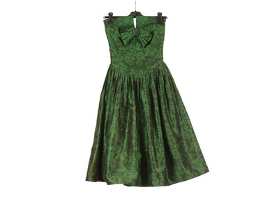 Lot 441 - Nina Ricci Green Cocktail Dress, 1950s,...