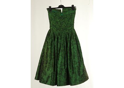 Lot 441 - Nina Ricci Green Cocktail Dress, 1950s,...