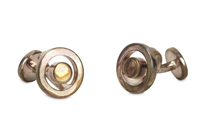 Lot 309 - Hermes Silver Cufflinks, signed and marked...