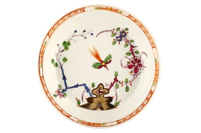 Lot 132 - A MARCOLINI MEISSEN SOUP PLATE AND A SAUCER,...