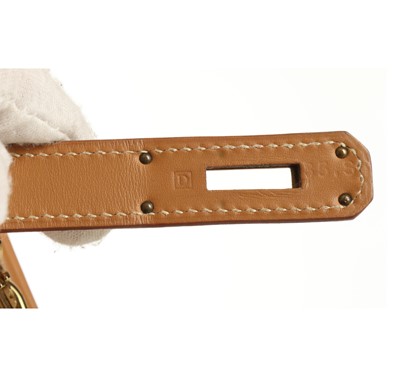 Lot 201 - Hermes Vache Naturelle Kelly Retourne 32, c....