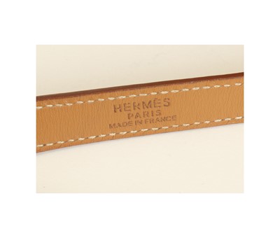 Lot 201 - Hermes Vache Naturelle Kelly Retourne 32, c....