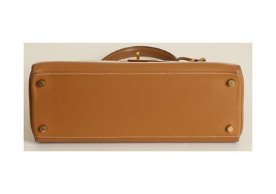 Lot 201 - Hermes Vache Naturelle Kelly Retourne 32, c....