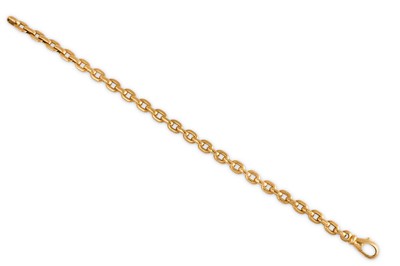 Lot 166 - A curb-link bracelet, by Cartier The polished...