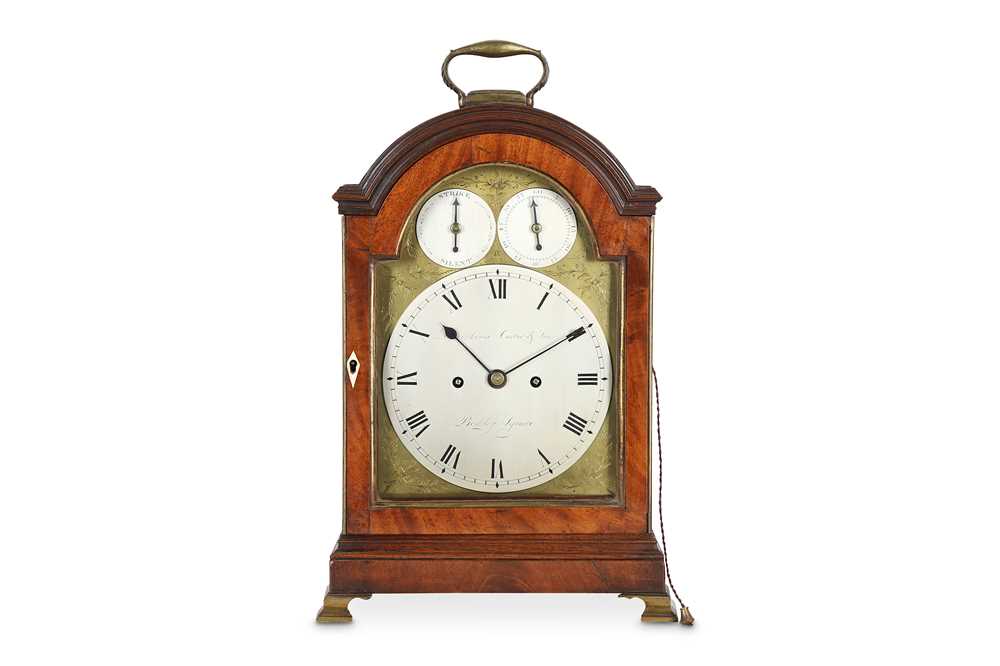 Lot 89 - A FINE GEORGE III MAHOGANY AND BRASS MOUNTED ...