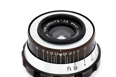 Lot 101 - A Wray 35mm f/2 Cine-Unilite Lens Serial No:...