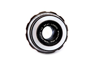 Lot 101 - A Wray 35mm f/2 Cine-Unilite Lens Serial No:...