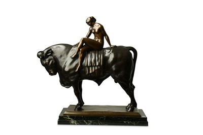 Lot 27 - AFTER ANTON GRATH, A CONTINENTAL BRONZE MODEL...