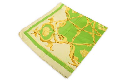 Lot 490 - Hermes 'Couronnes' Silk Scarf, designed in...