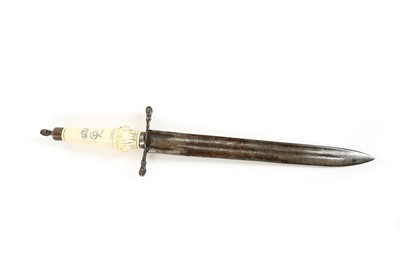 Lot 41 - A plug bayonet of circa 1715 for an officer's...