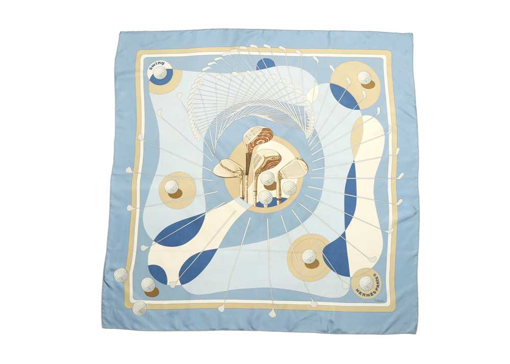 Lot 41 - Hermes 'Swing' Silk Scarf, designed in 1979 by...