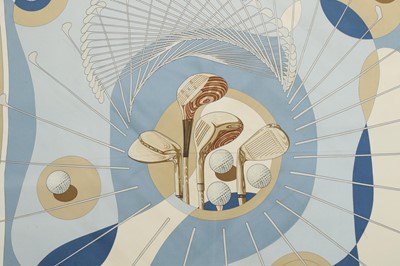 Lot 41 - Hermes 'Swing' Silk Scarf, designed in 1979 by...