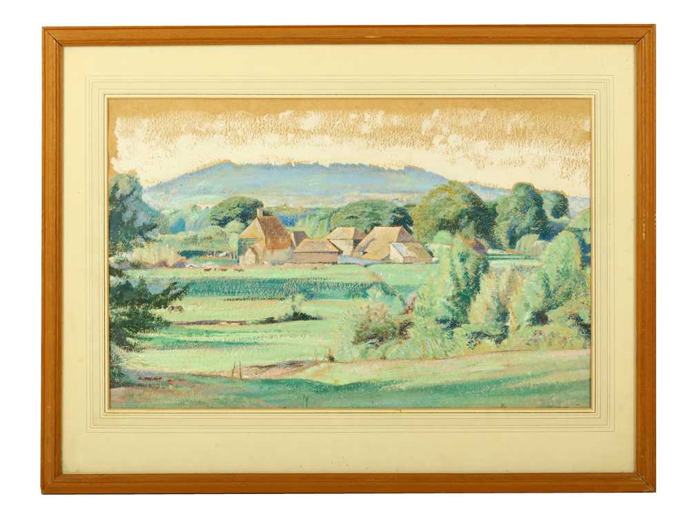 Lot 582 - 20th century English school Landscape with...