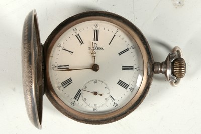 Lot 121 - Gurzelen Swiss silver case pocket watch,...