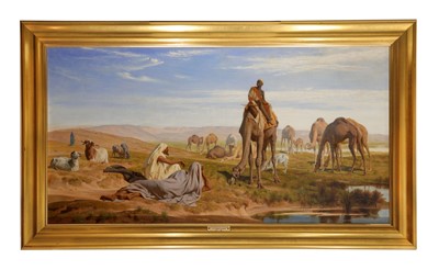 Lot 14 - FREDERICK GOODALL R.A. (BRITISH 1822-1904)....