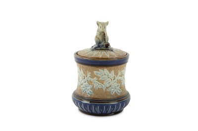 Lot 526 - A Doulton Lambeth stoneware tobacco jar,...