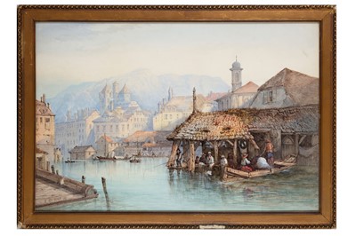 Lot 299 - EDWIN ST JOHN (BRITISH 1876 - 1961) Old Geneva...