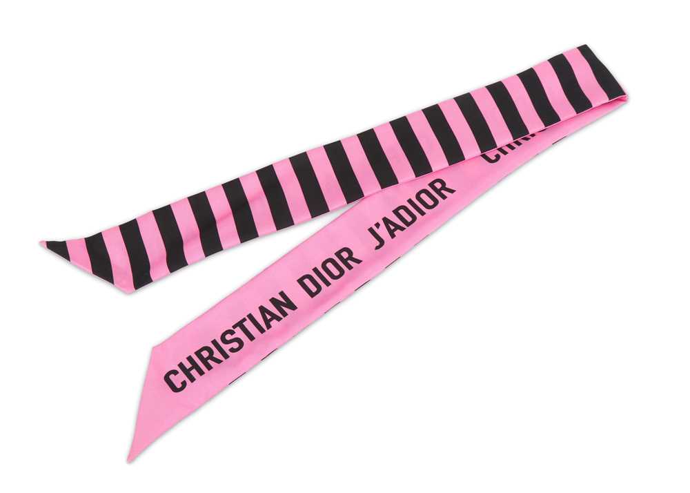 Lot 146 - Christian Dior Pink Mitzah Twilly Scarf, c....