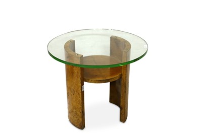 Lot 655 - An Art Deco walnut occasional table, of...