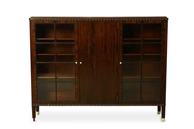 Lot 107 - A HEAL'S MACASSAR EBONY AND IVORY INLAID...