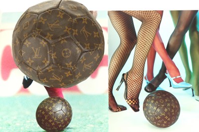 A LIMITED EDITION MONOGRAM CANVAS FRANCE WORLD CUP FOOTBALL, LOUIS VUITTON,  1998
