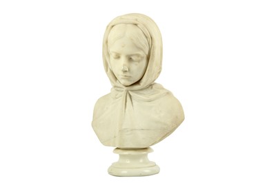 Lot 20 - AN ITALIAN MARBLE BUST. Modelled as a young...