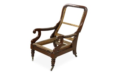 Lot 711 - A William IV mahogany reclining armchair by G...