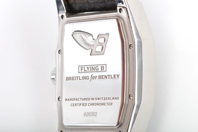Lot 309 - BREITLING FOR BENTLEY. A GENTS STAINLESS STEEL...
