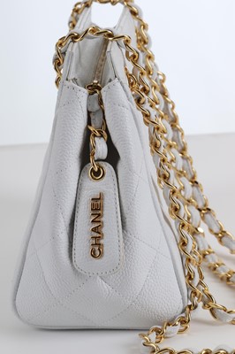 Lot 302 - Chanel Petite White Handbag, c. 1994-96,...